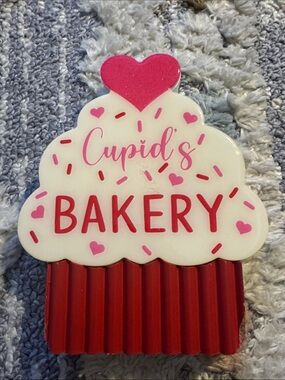 Cupid Red & Pink Bakery Cupcake Topper - Cupid